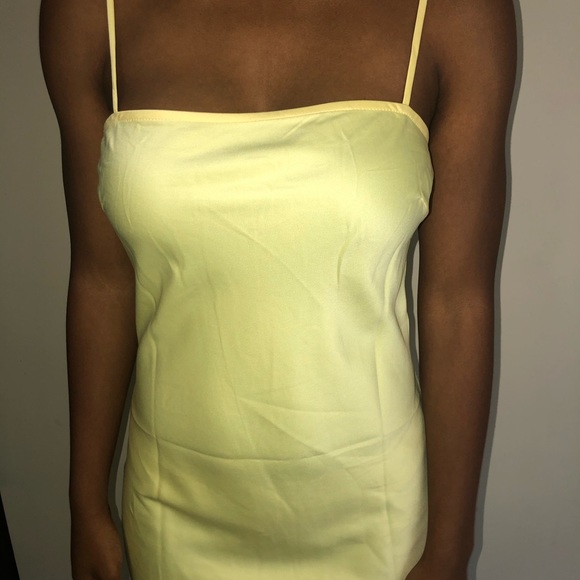 Pastel Yellow Slip Dress💛 - Picture 3 of 3